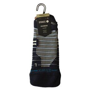 Stance Men's Large 9-13 Tab Height Shimmy Mid Tab  Blue Gray Aqua